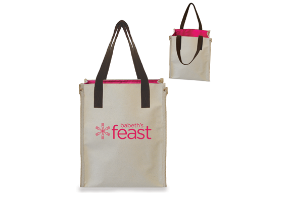 781U Event Tote with Leather Handles