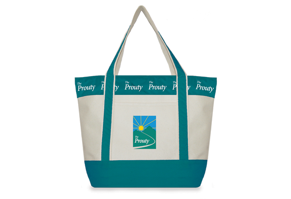 Two Tone Totes ~ Canvas with Nylon Trim
Decorative Top Band (TB)