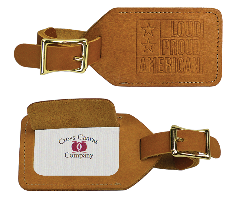 165 Leather Luggage Tag